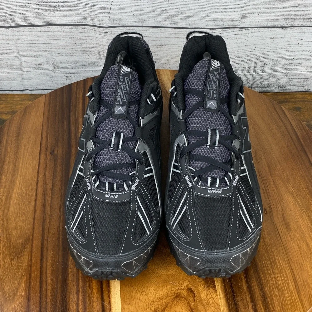 New Balance 411 All Terrain Black Gray Men’s Shoes MT411BG Sneaker Size 9.5 Wide